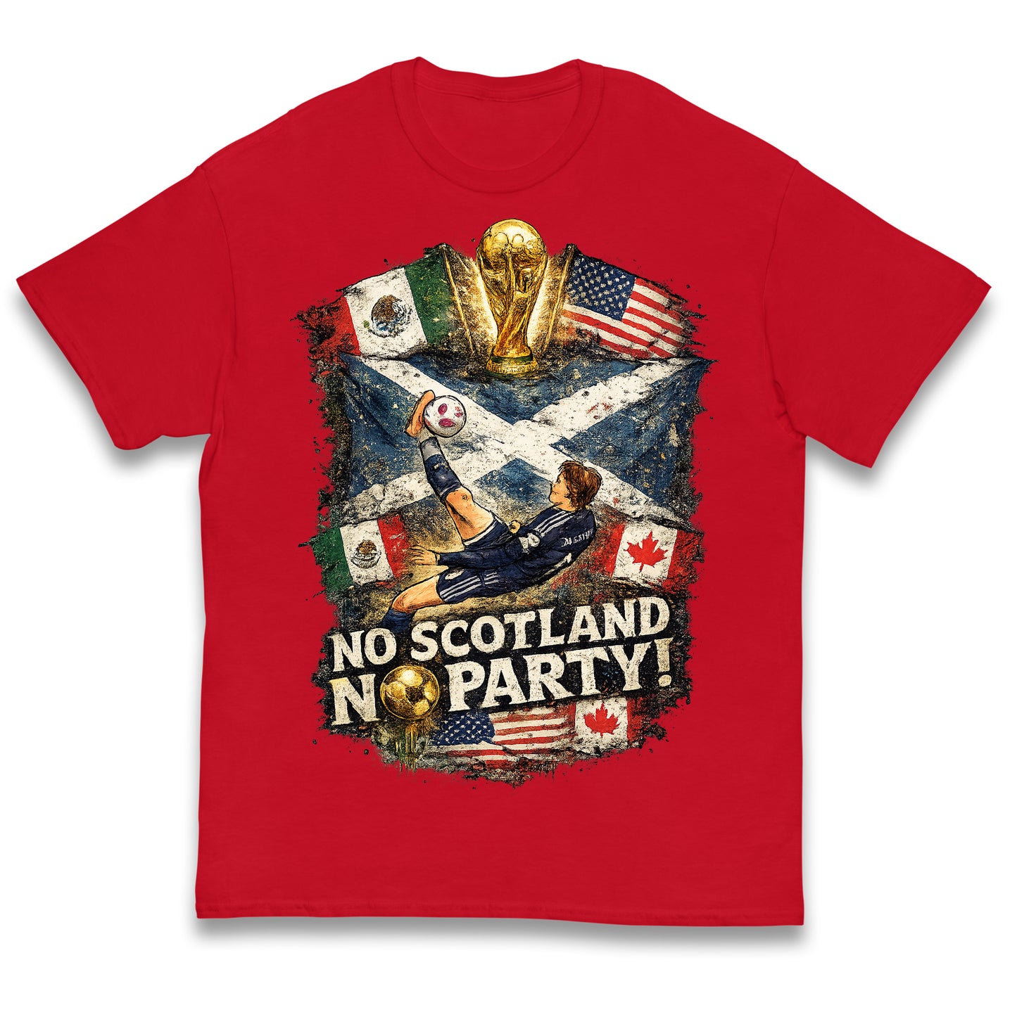 No Scotland No Party World Cup 2026 Kids T Shirt