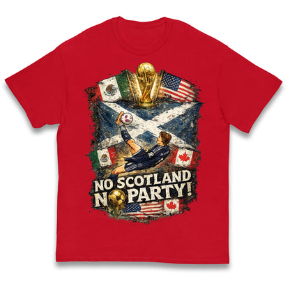 No Scotland No Party World Cup 2026 Kids T Shirt