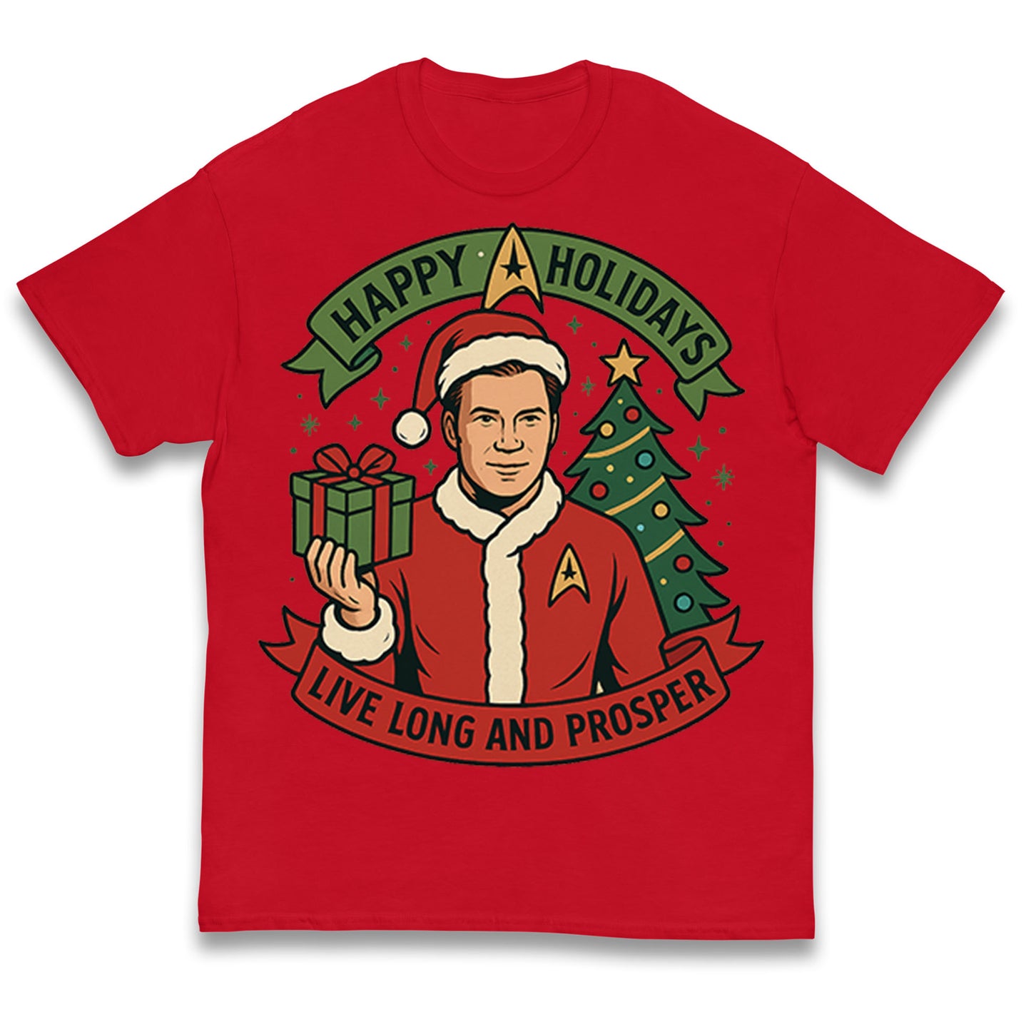 Star Trek Christmas Kids T Shirt