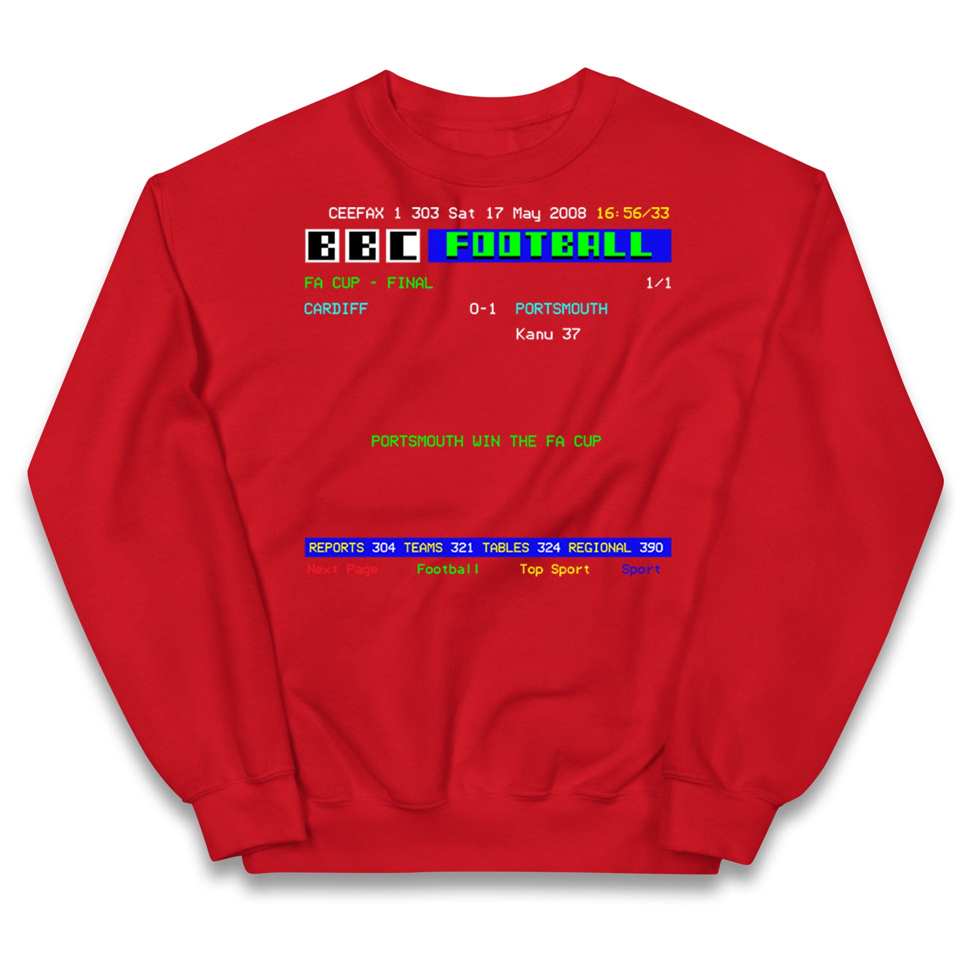 Portsmouth FA Cup Winners 2008 Kids Jumper