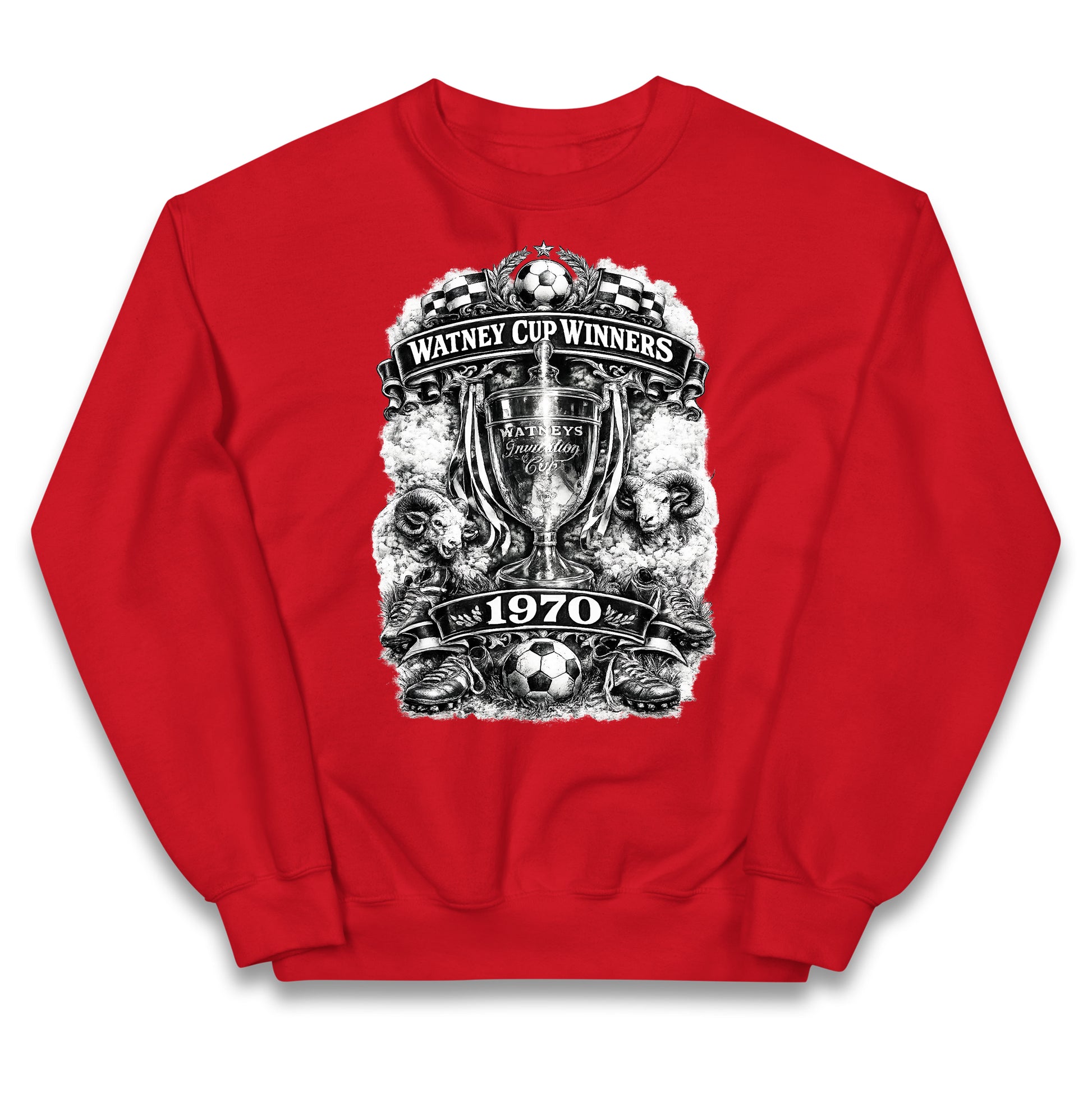 Retro Derby Watney Cup Winners 1970 Kids Jumper