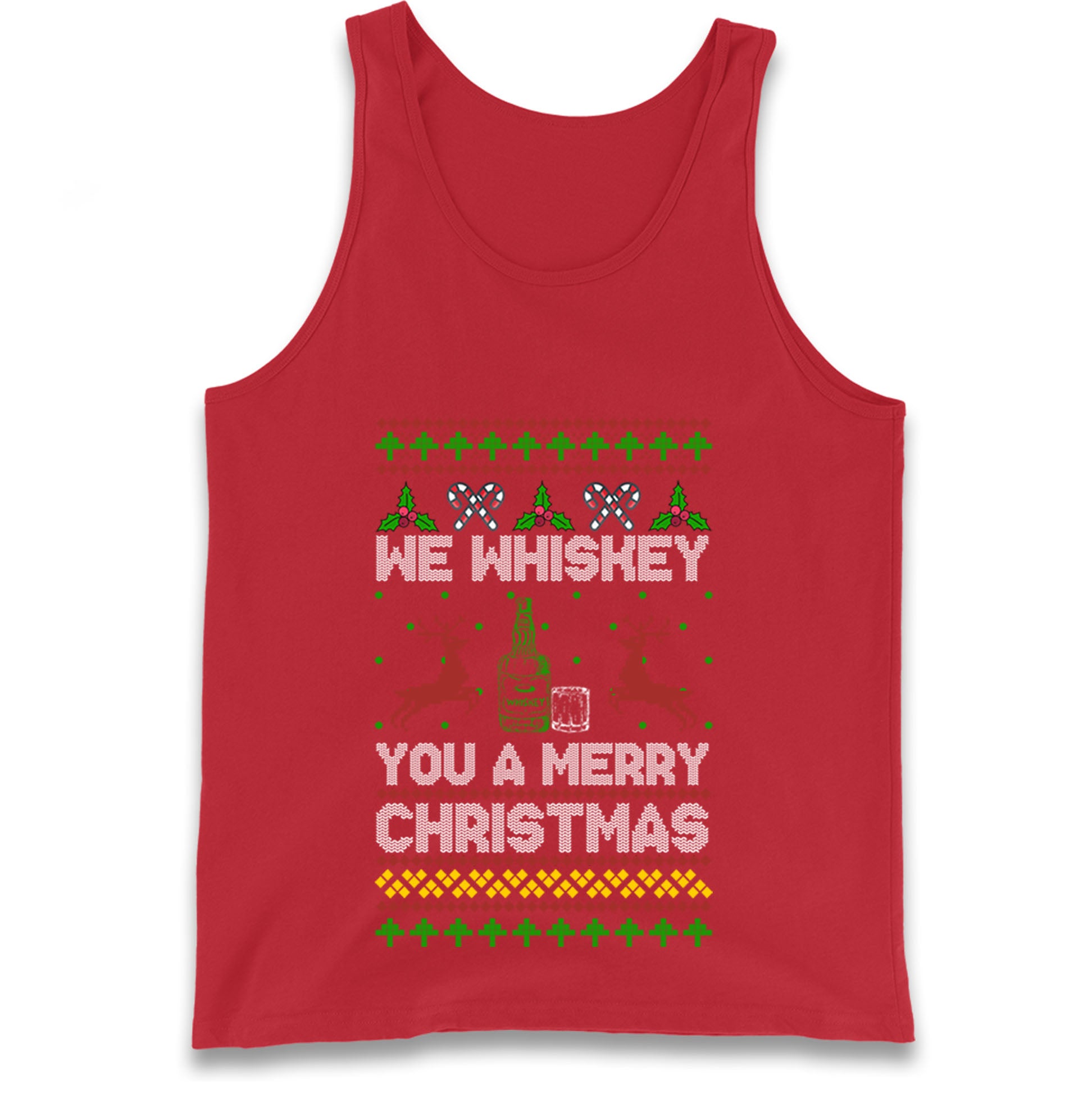 whisky Christmas Tank Top