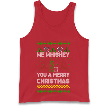 whisky Christmas Tank Top