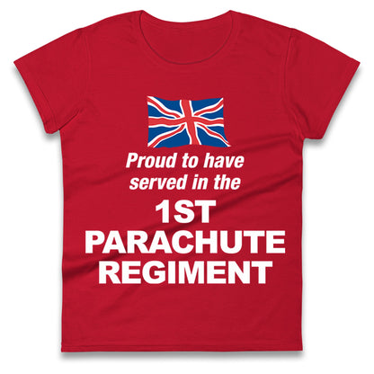 1st Battalion Parachute Regiment Ladies T Shirt 