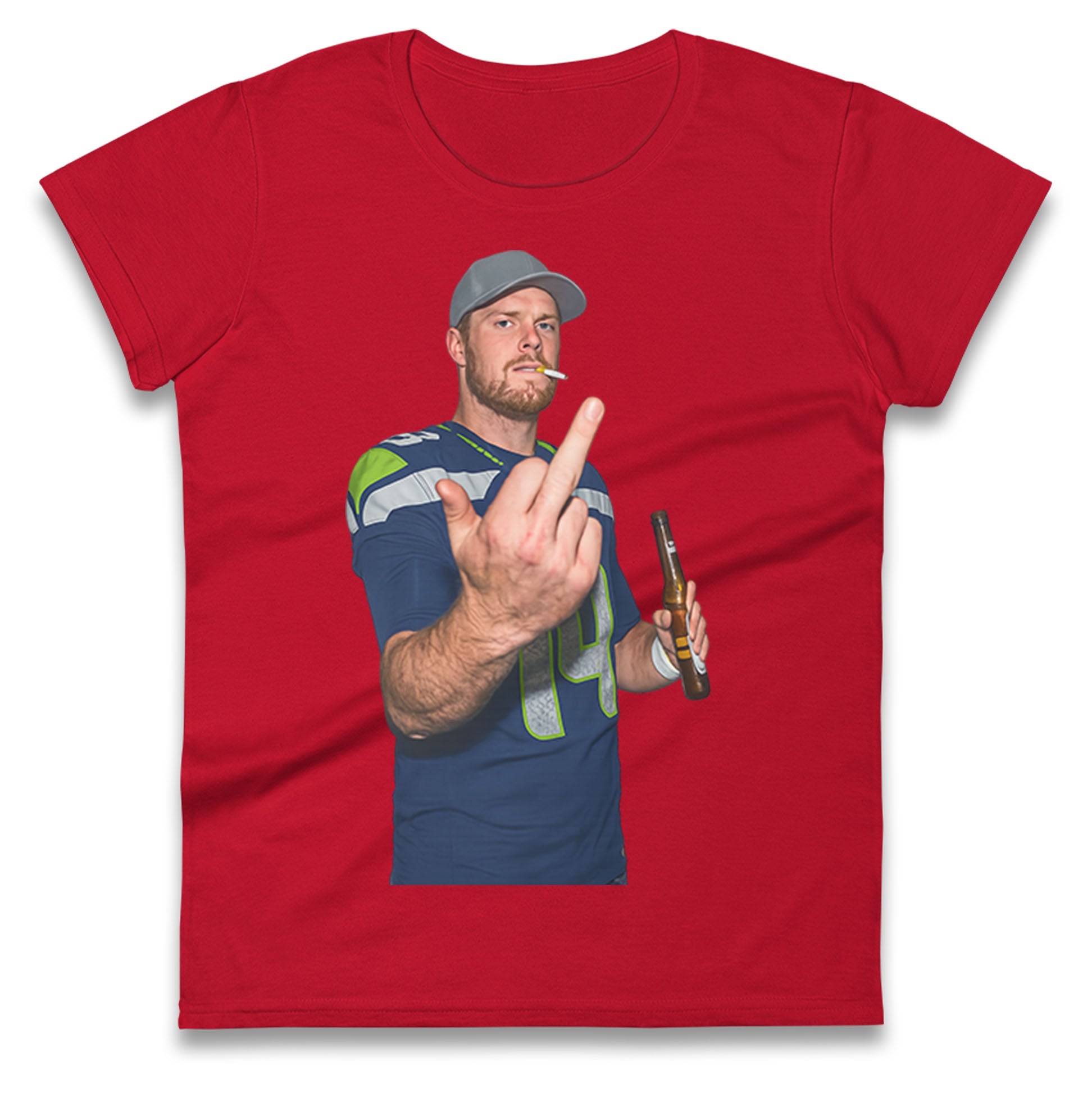 Steve Darnold Superbowl 2026 Ladies T Shirt