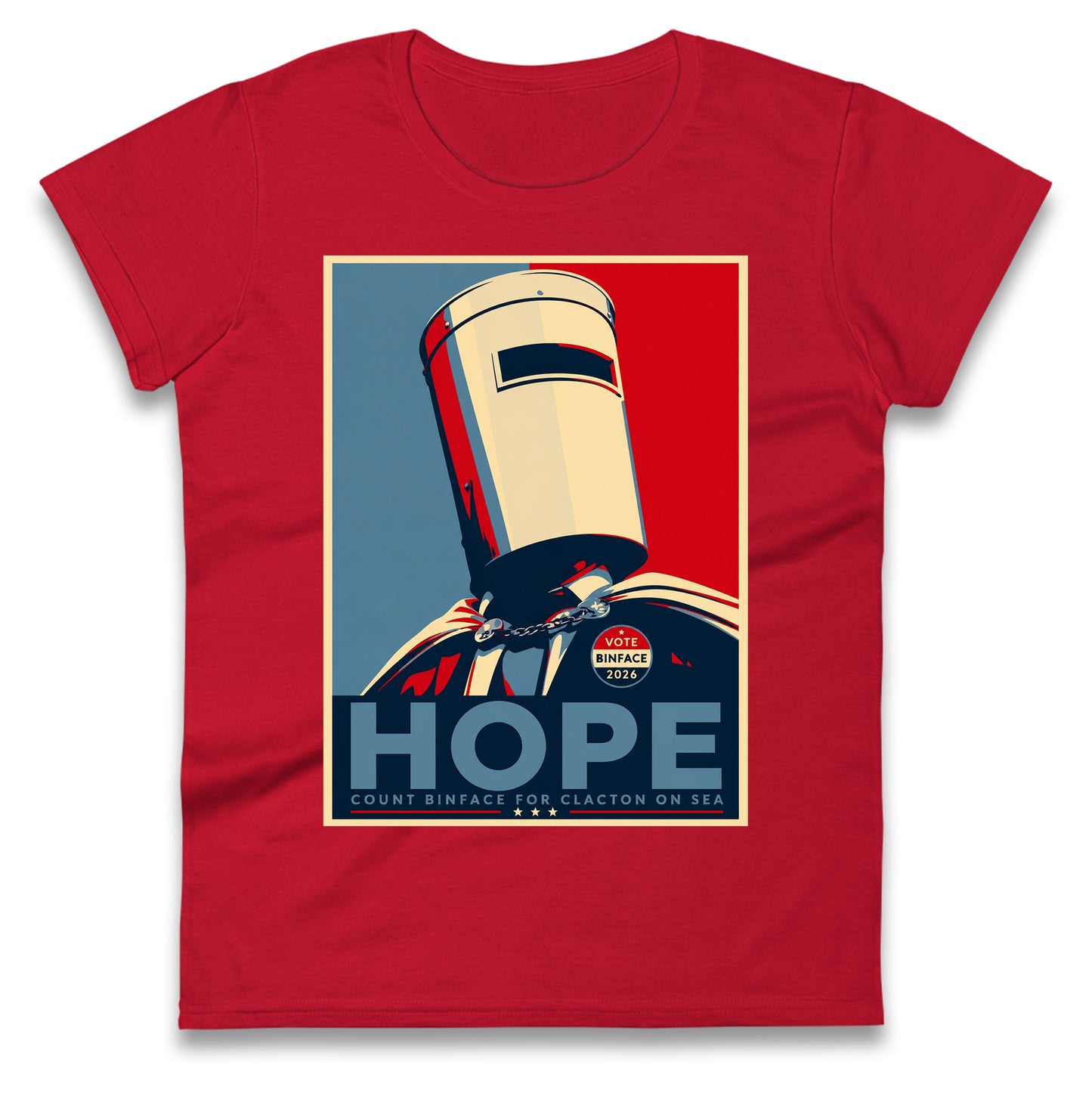 Count Binface Ladies T Shirt