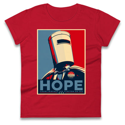 Count Binface Ladies T Shirt