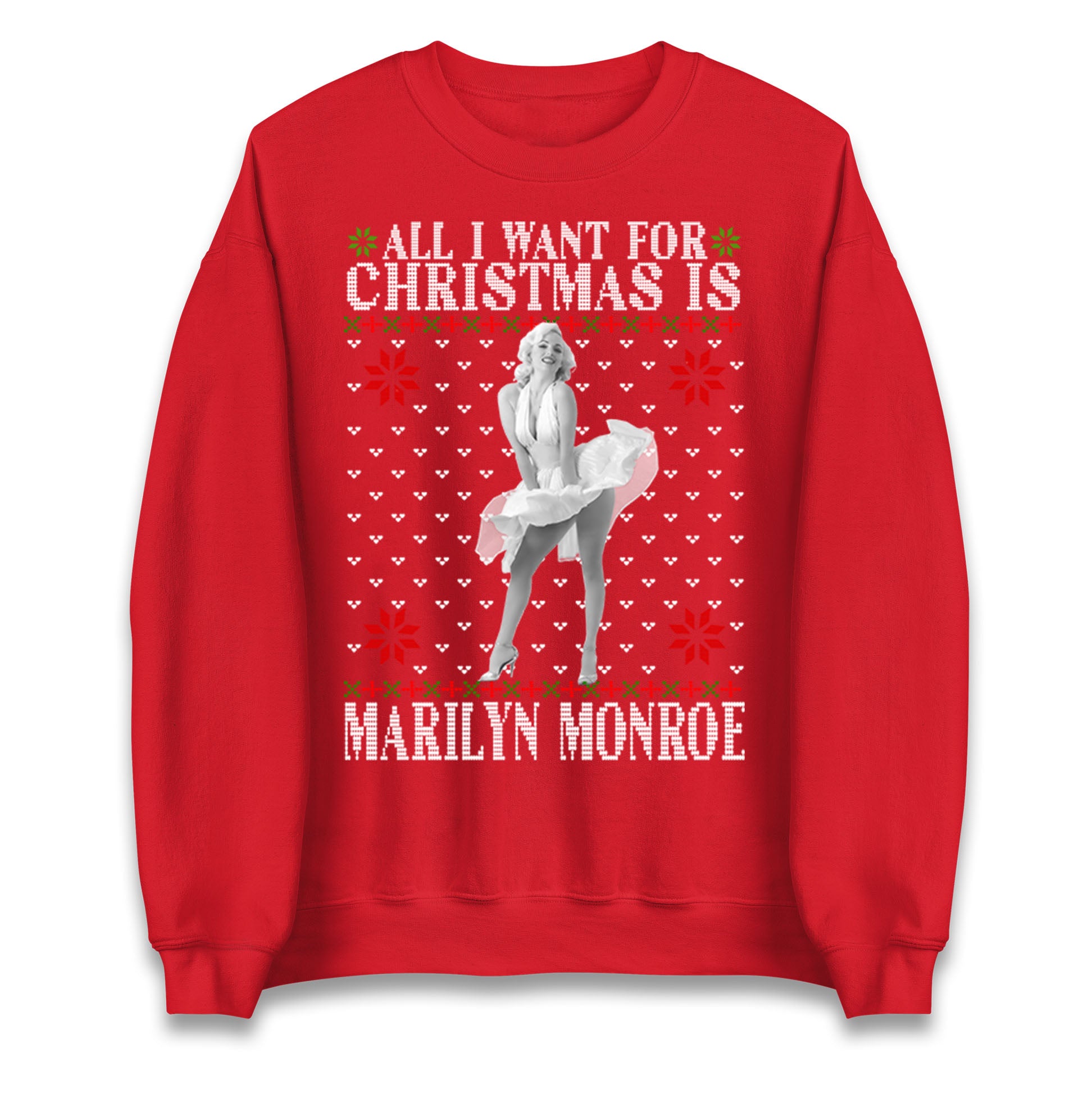 marilyn monroe christmas sweatshirt