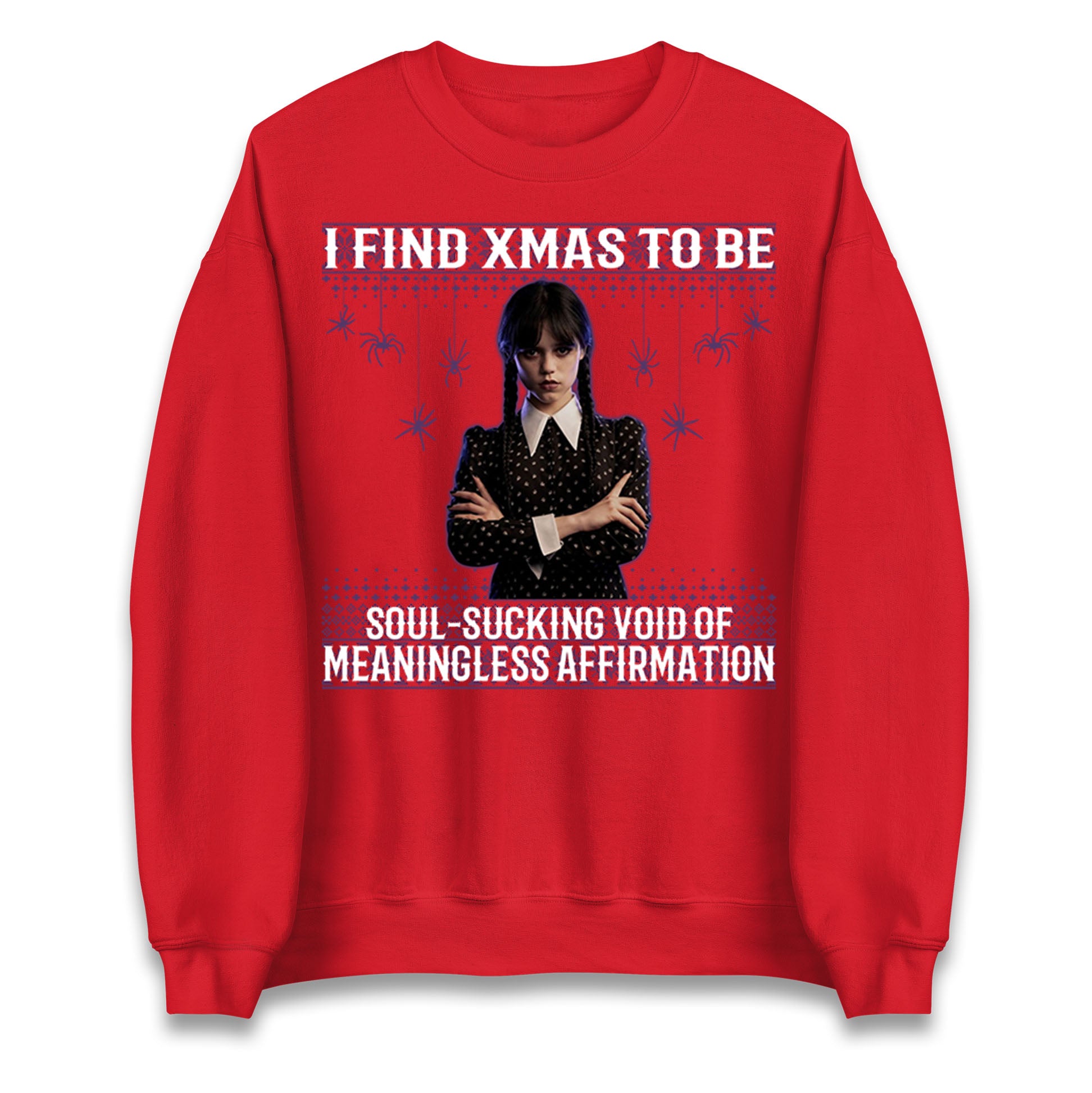 Wednesday Addams Family Christmas Jumper