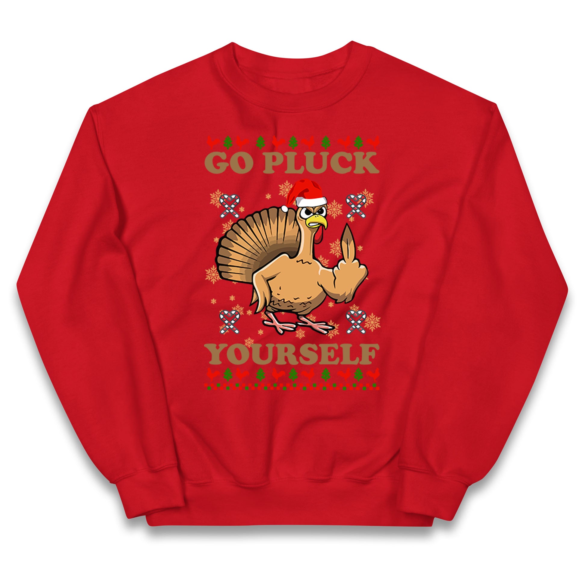 Christmas Go Pluck Yourself Funny Jumper