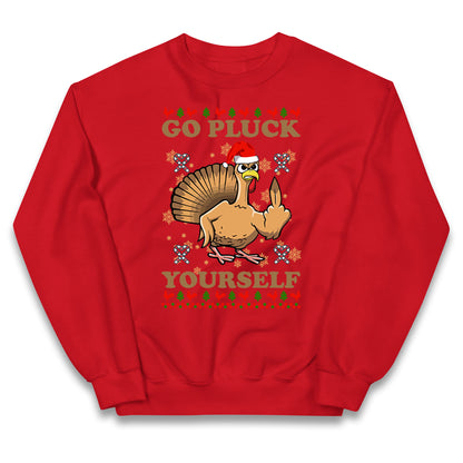 Christmas Go Pluck Yourself Funny Jumper