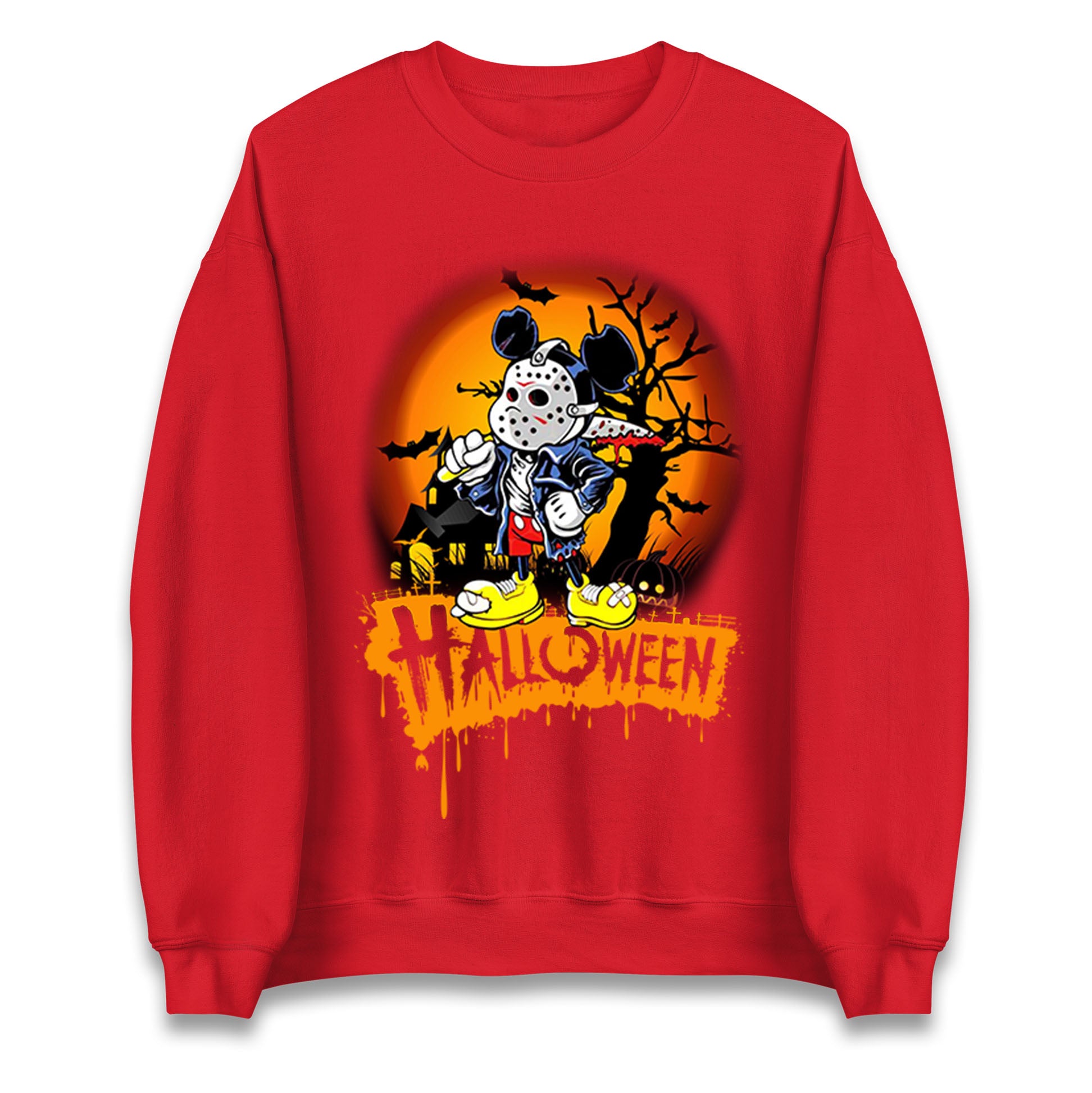 Mickey Mouse Haunted Halloween Sweatshirt
