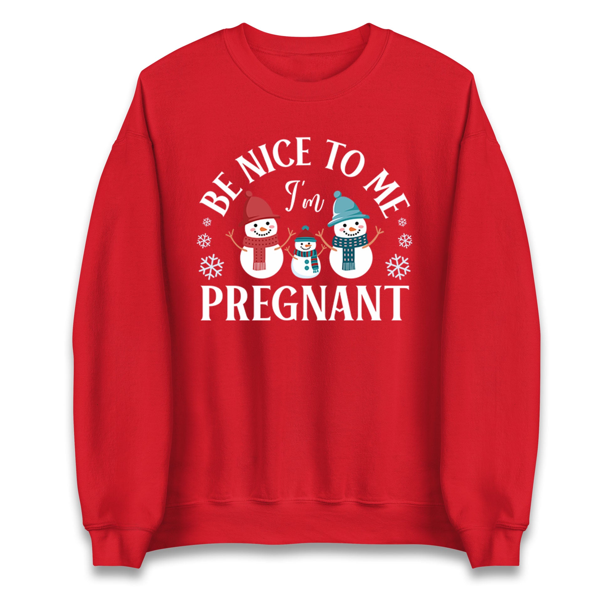 Pregnant At Christmas Jumper