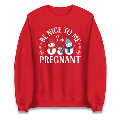Pregnant At Christmas Jumper