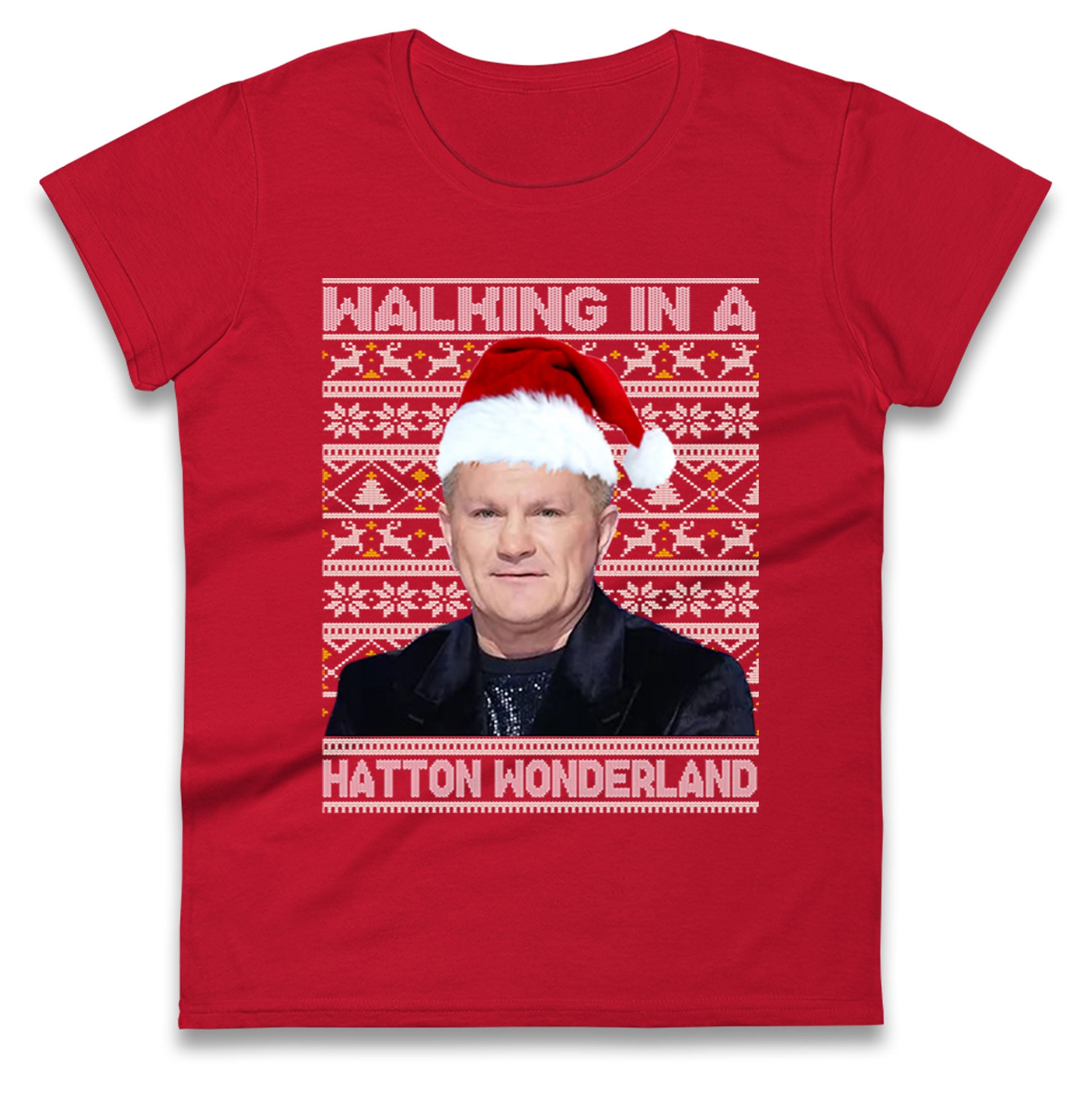 Ricky Hatton Christmas Ladies T Shirt
