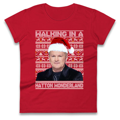 Ricky Hatton Christmas Ladies T Shirt