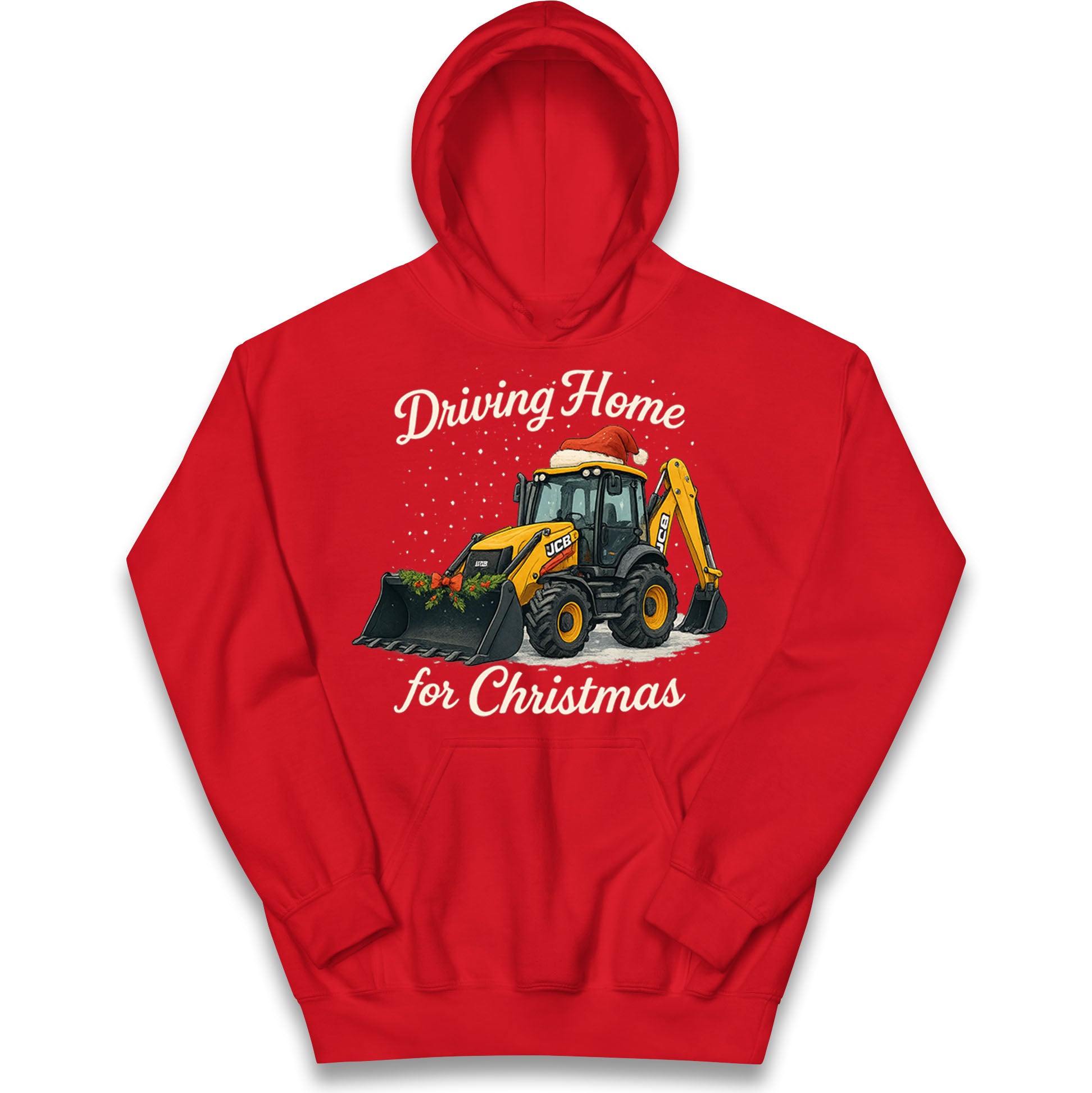 JCB Christmas Kids Hoodie