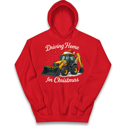 JCB Christmas Kids Hoodie
