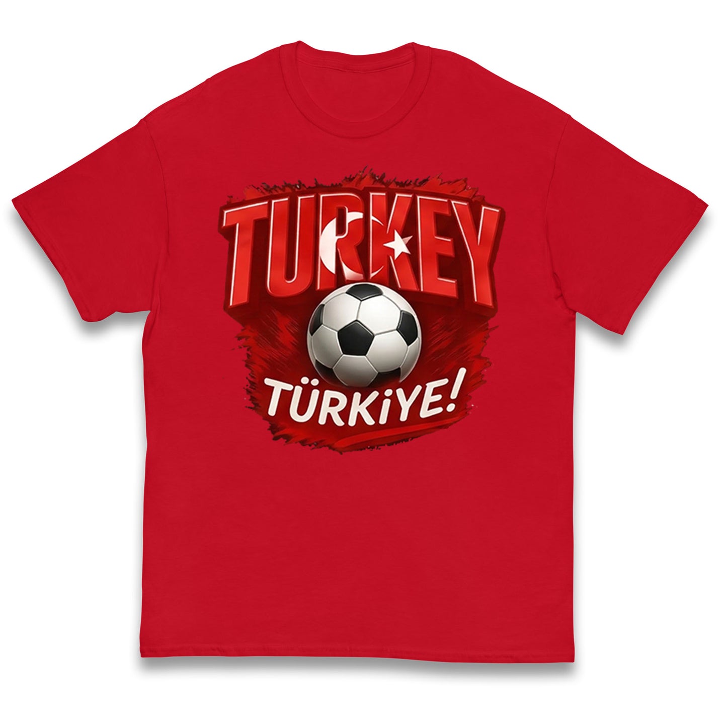 Turkey Retro World Cup Kids T Shirt