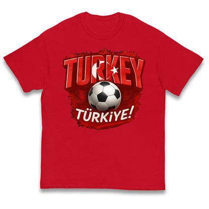Turkey Retro World Cup Kids T Shirt