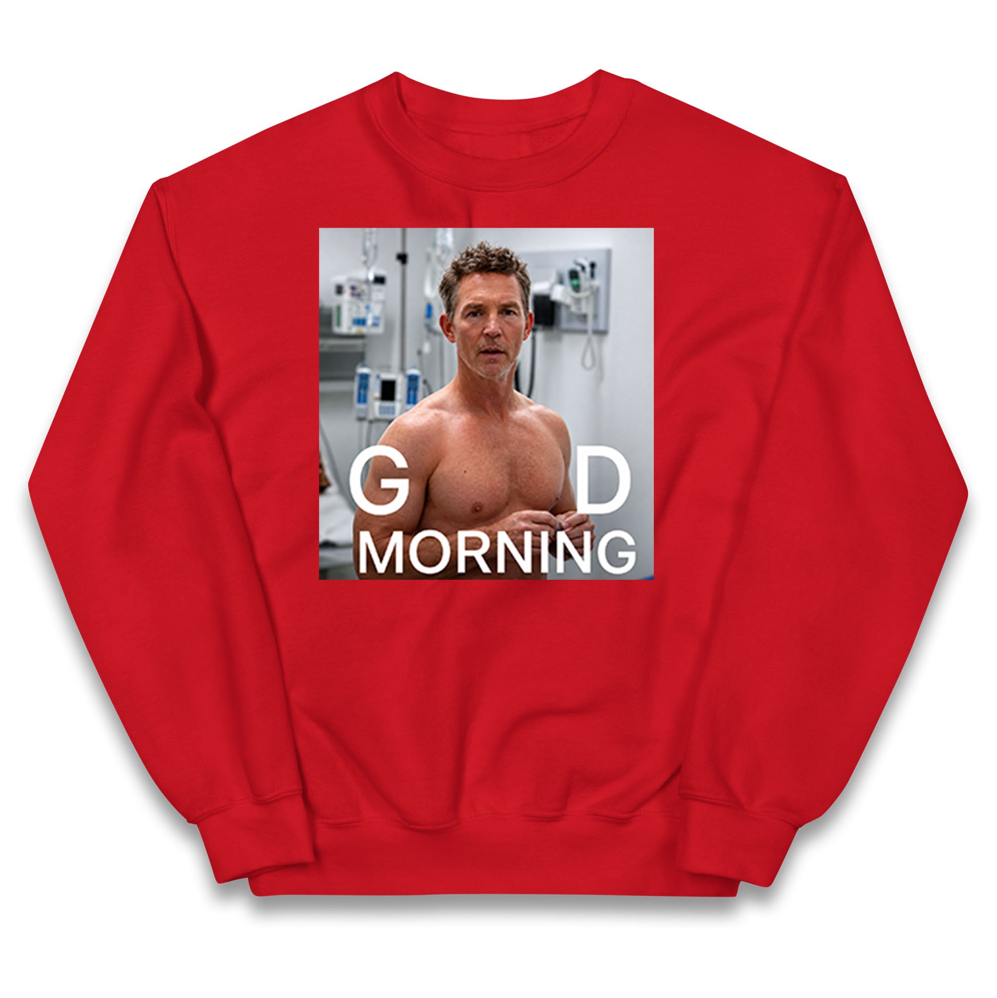 Dr Jack Abbot Shirtless Good Morning Kids Jumper