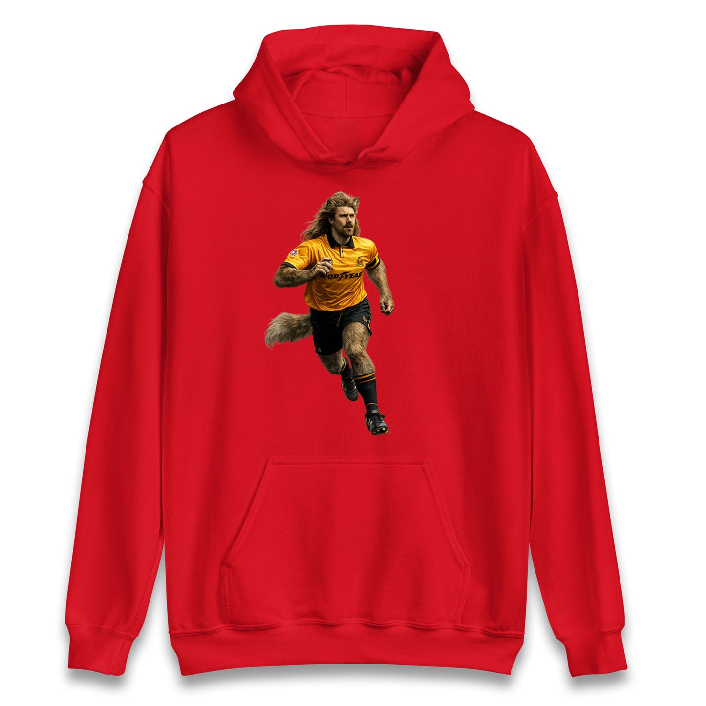Retro John The Wolf Wolves Football Hoodie