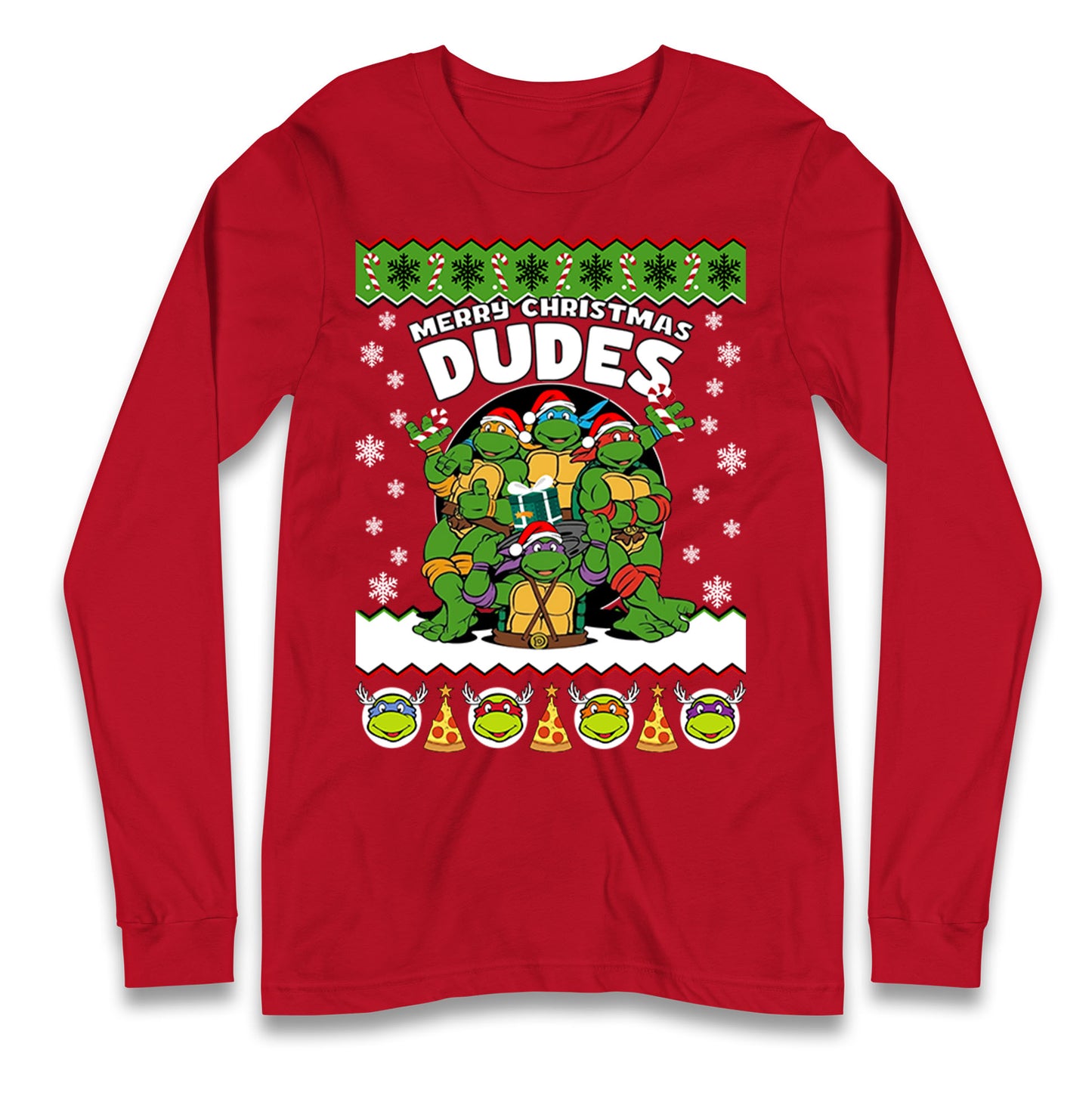 Ninja Turtles Christmas Longsleeve T Shirt