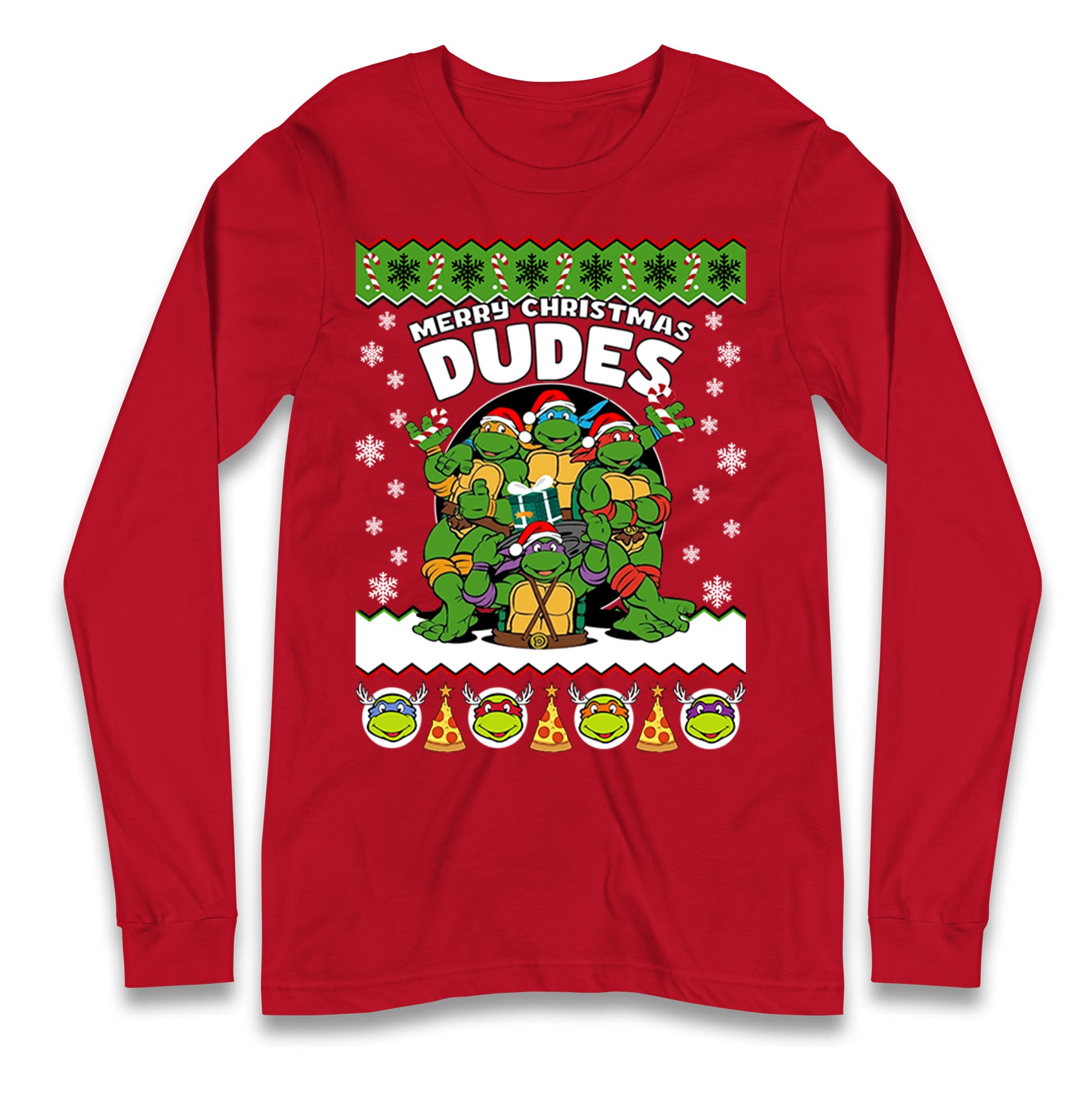 Ninja Turtles Christmas Longsleeve T Shirt