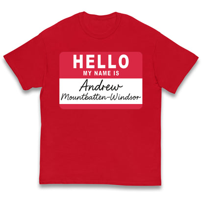 Andrew Mountbatten Windsor Kids T Shirt