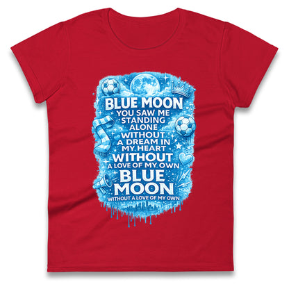 Manchester City Blue Moon Ladies T Shirt