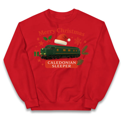 Caladonian Sleeper Christmas Kids Jumper