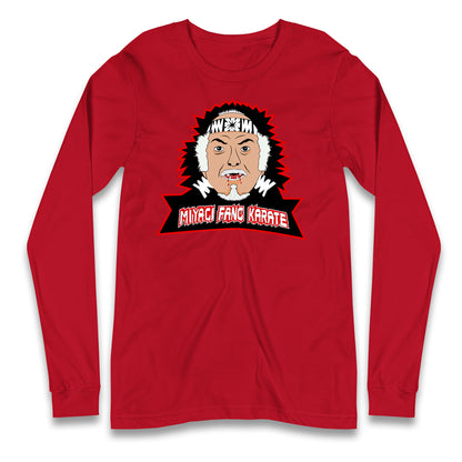 Miyagi Fang Karate Cobra Kai Long Sleeve T Shirt