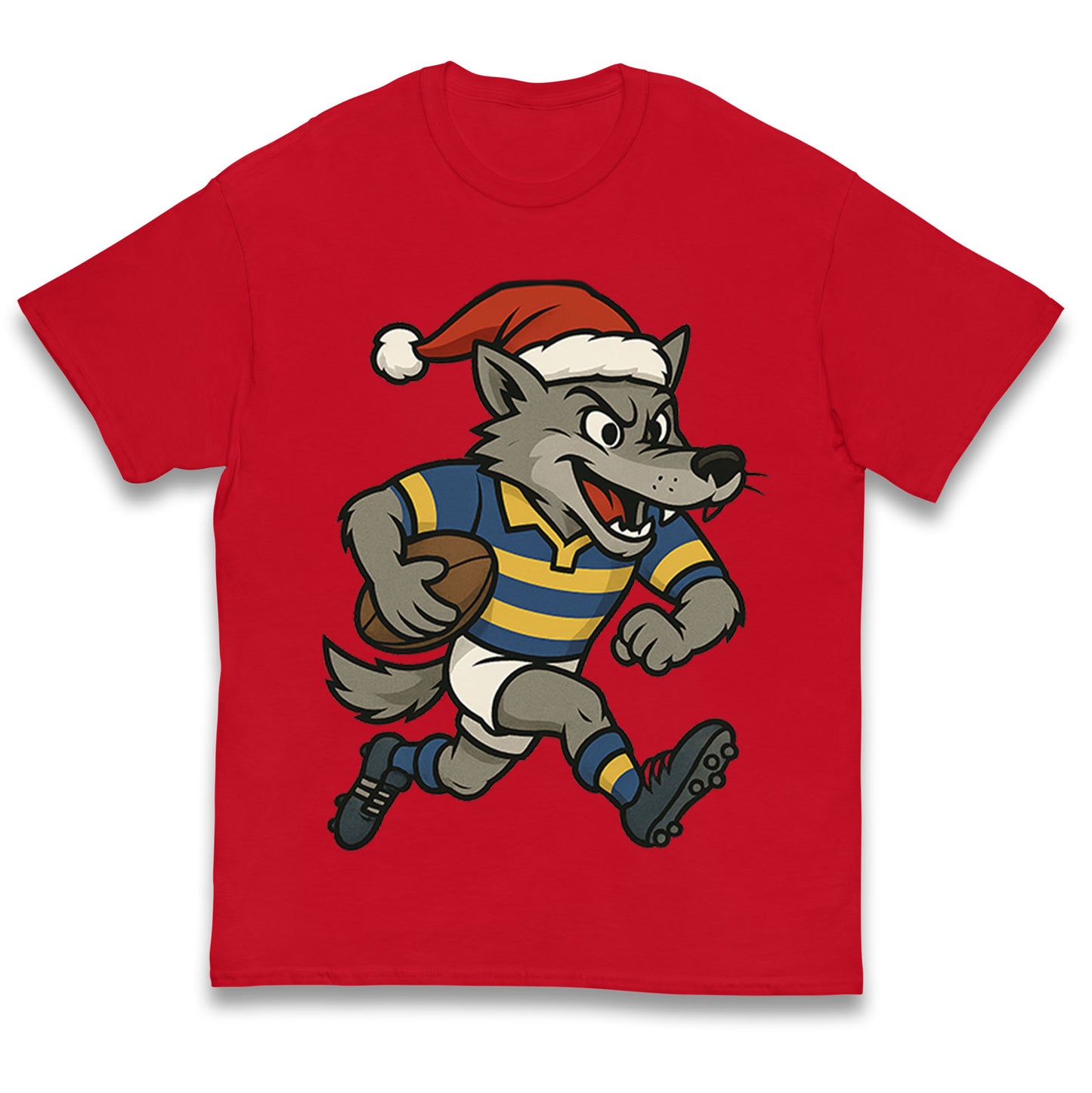 Warrington Wolves Christmas Kids T Shirt