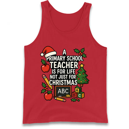 Primary School Teacher Christmas Tank Top