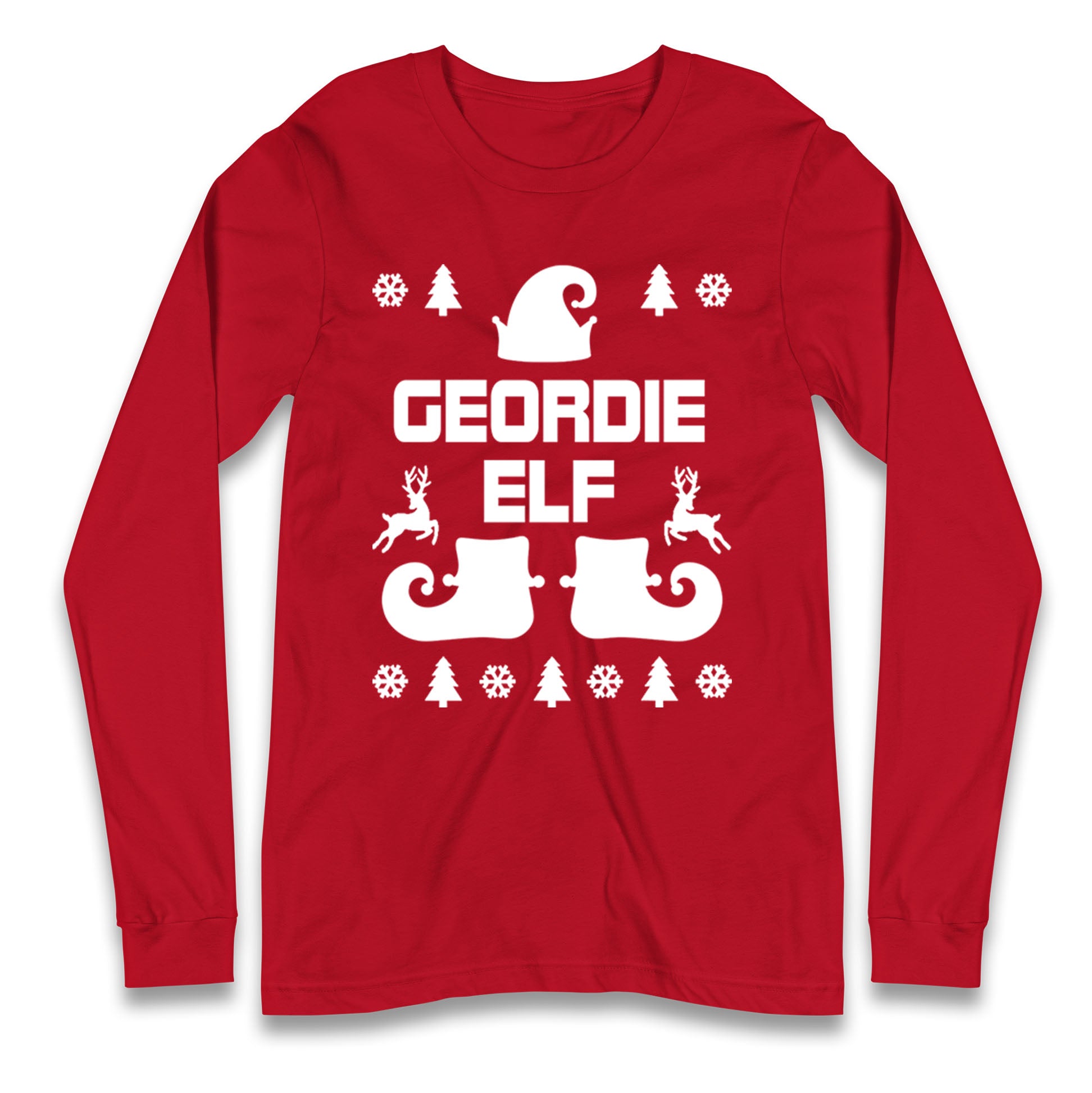 Geordie Christmas Longsleeve T Shirt