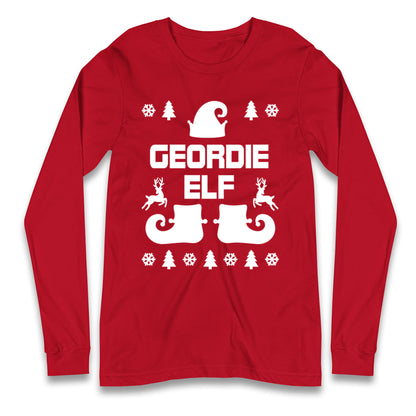 Geordie Christmas Longsleeve T Shirt