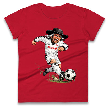 Classic Darlington Football Ladies T Shirt