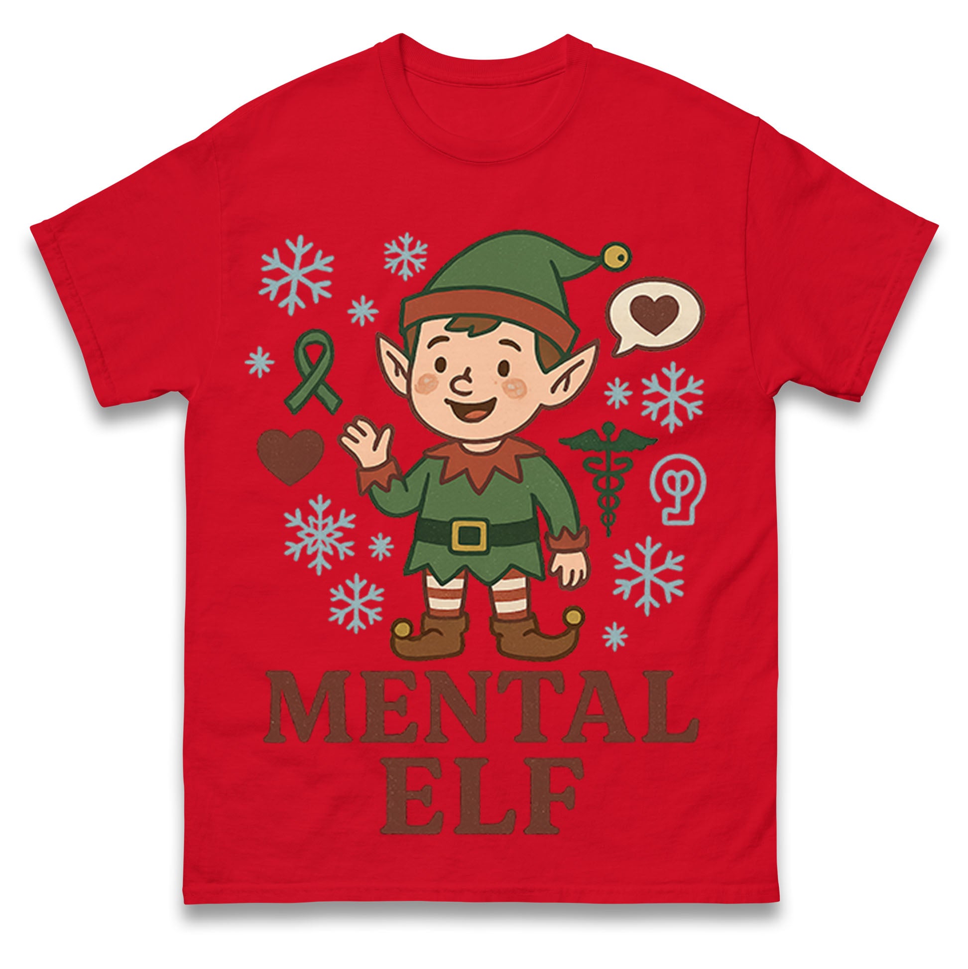 Mental Health Christmas T Shirt