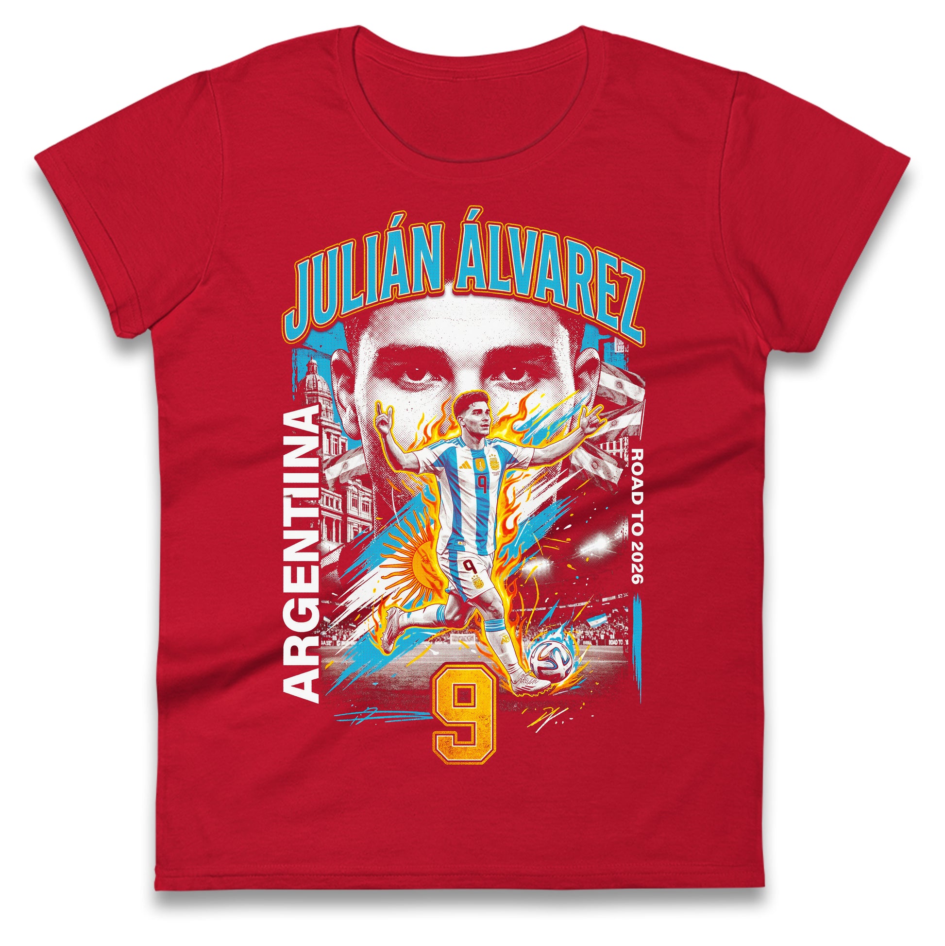 Julian Alvarez Ladies T Shirt