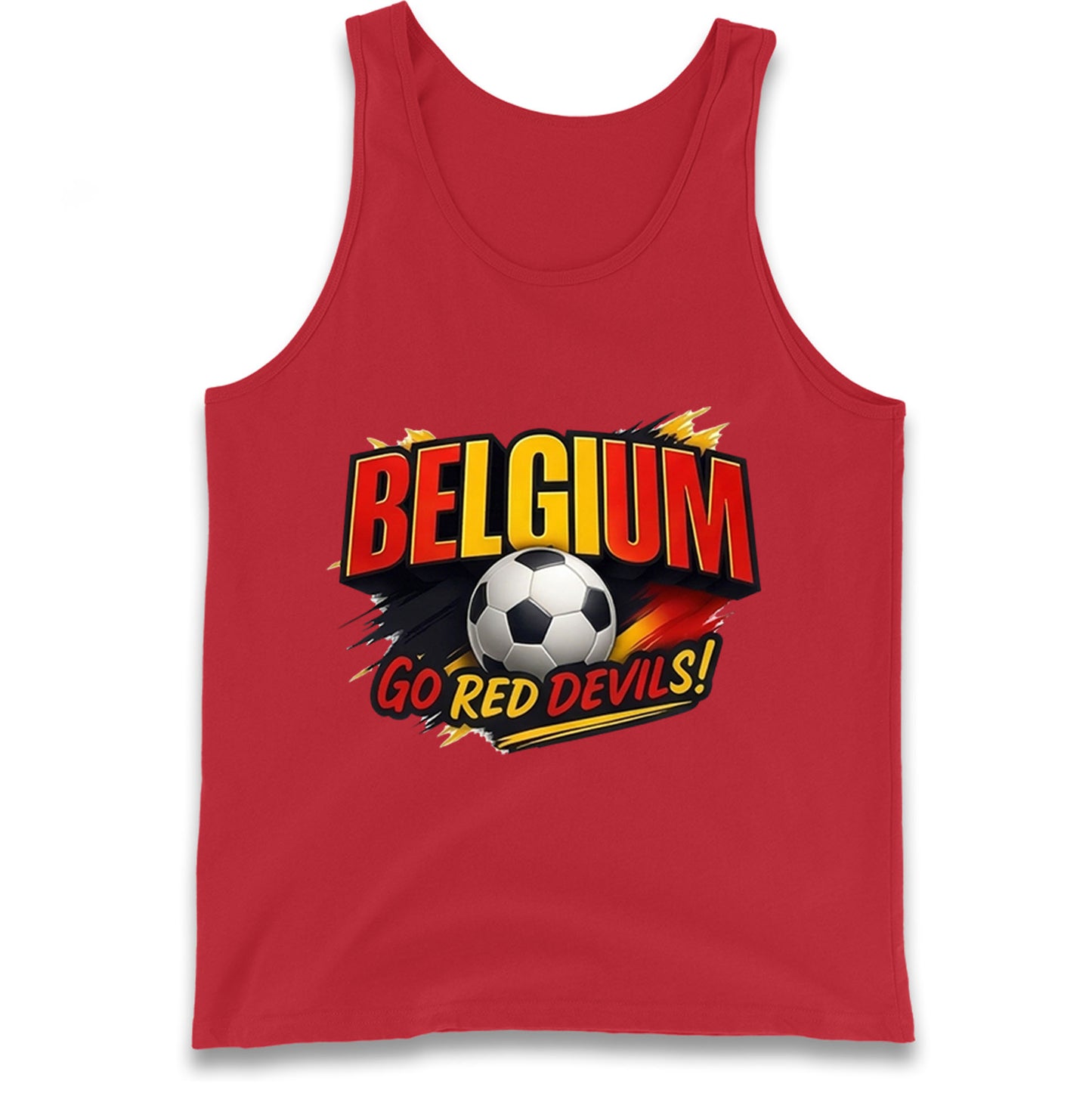 Belgium Retro Football Tank Top