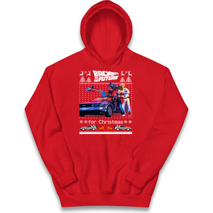 Back To The Future Christmas Kids Hoodie