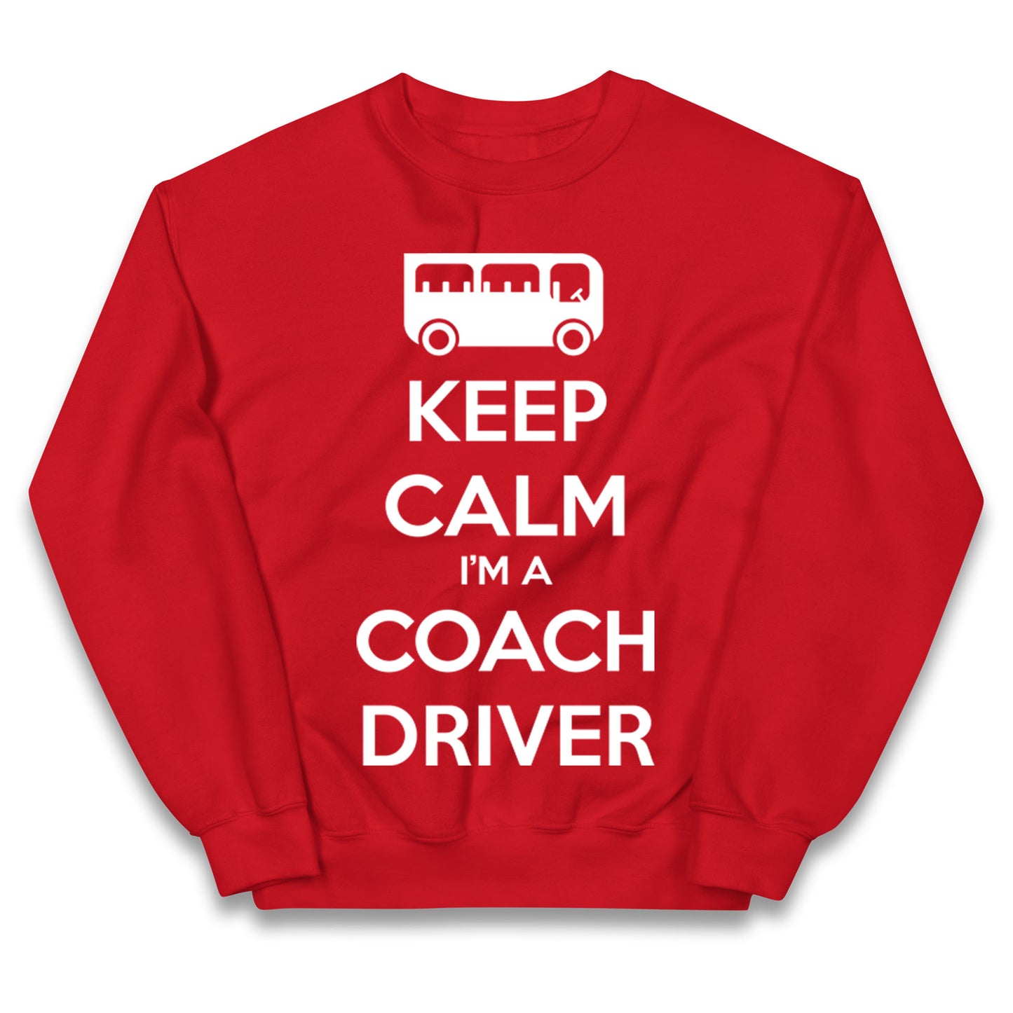 Keep Calm I’m a Coach Driver Kids Jumper