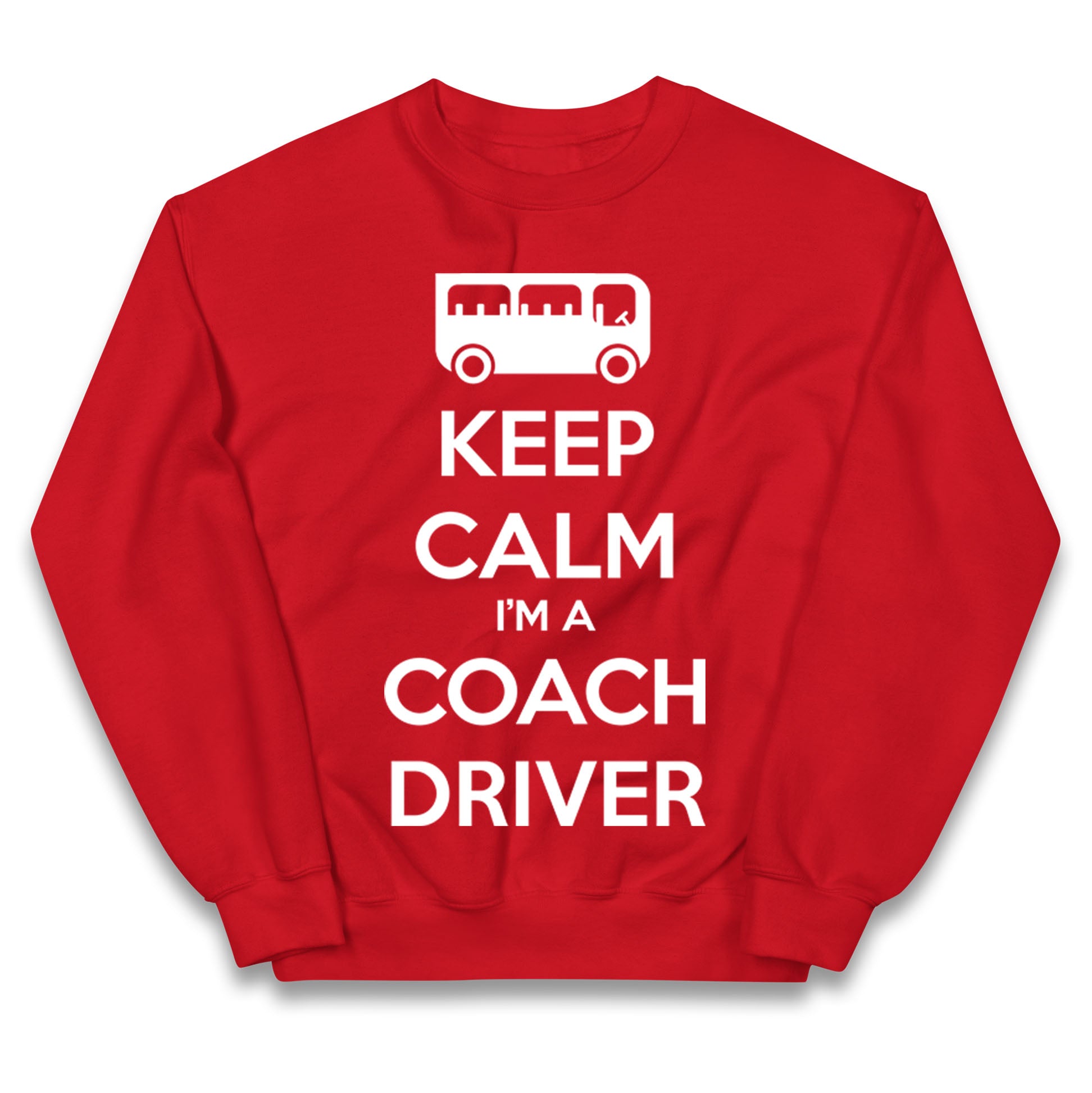 Keep Calm I’m a Coach Driver Kids Jumper