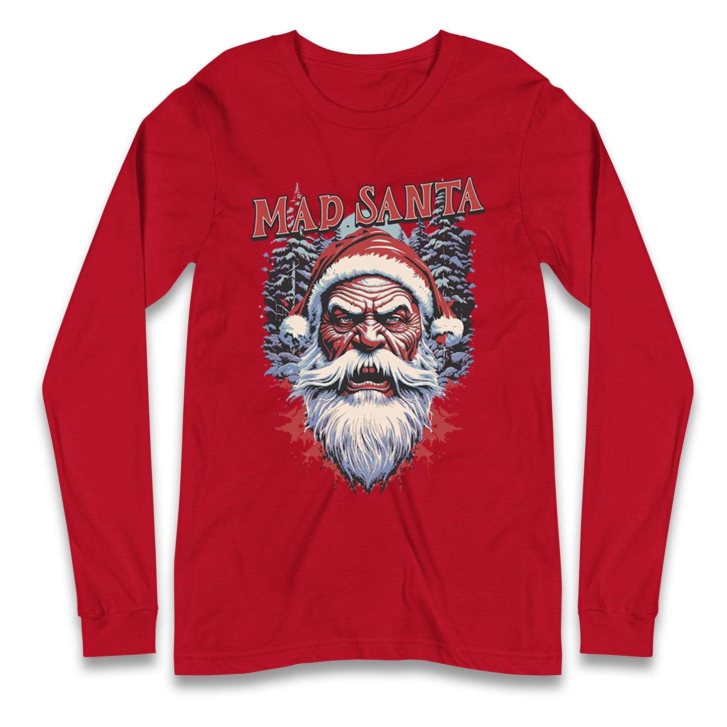 Mad Santa Longsleeve T Shirt