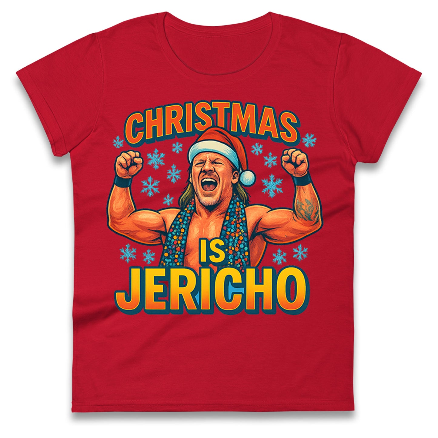 Chris Jericho Christmas Ladies T Shirt