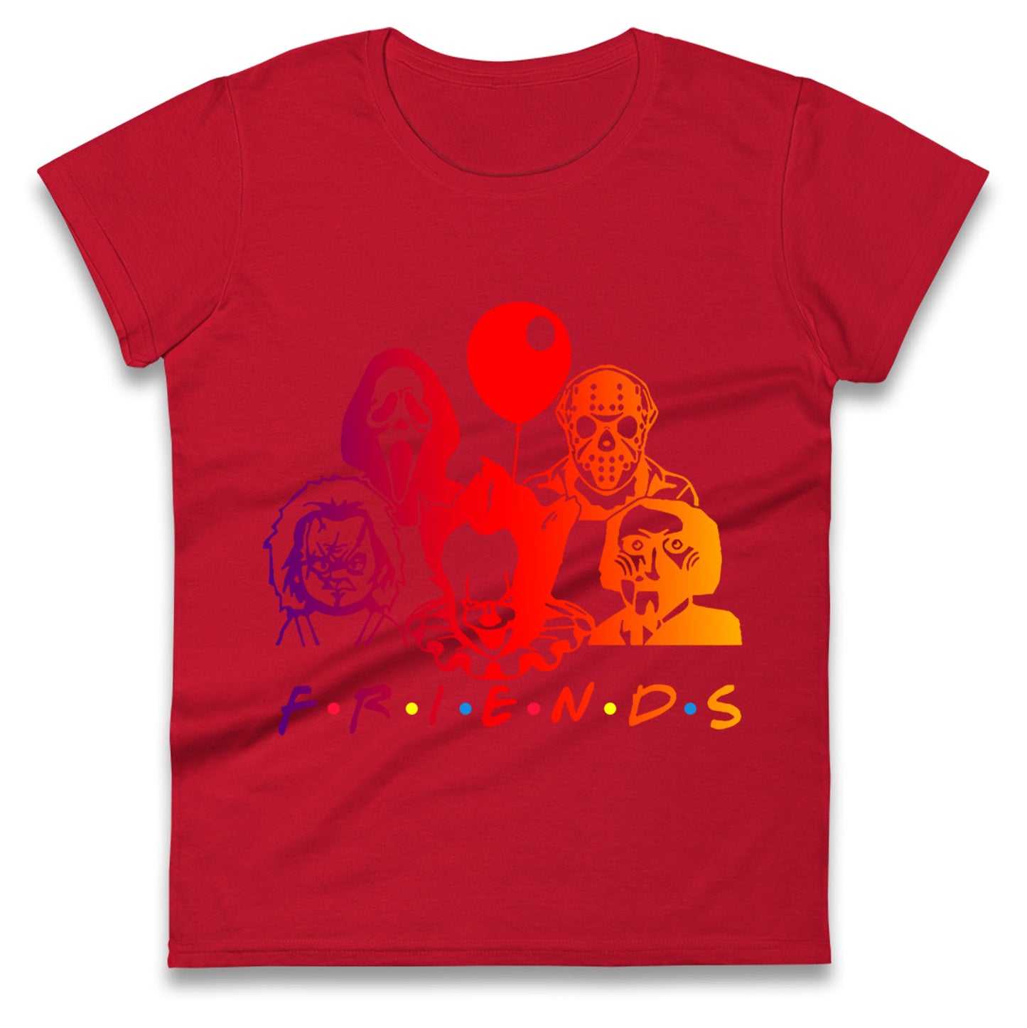Super Villains Friends Halloween Womens t shirts