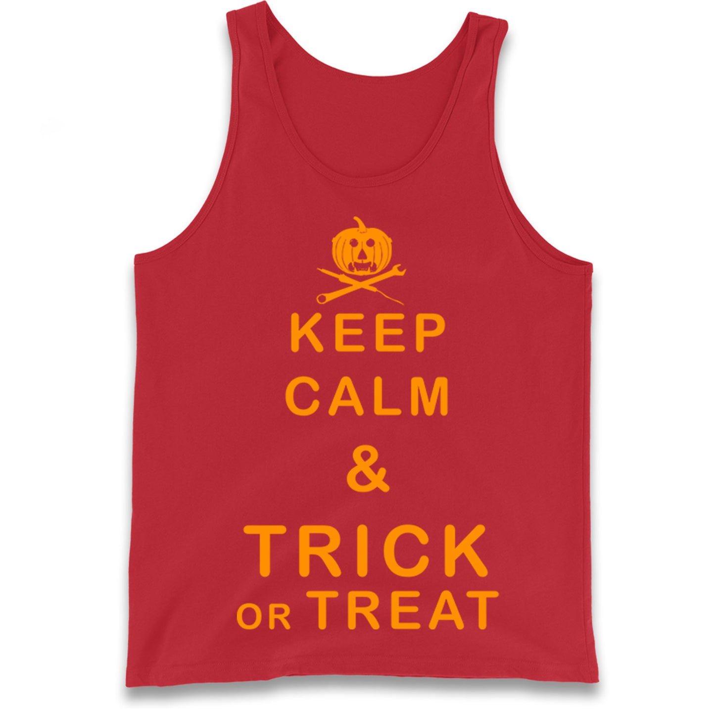 Keep Calm And Trick Or Treat Tank Top
