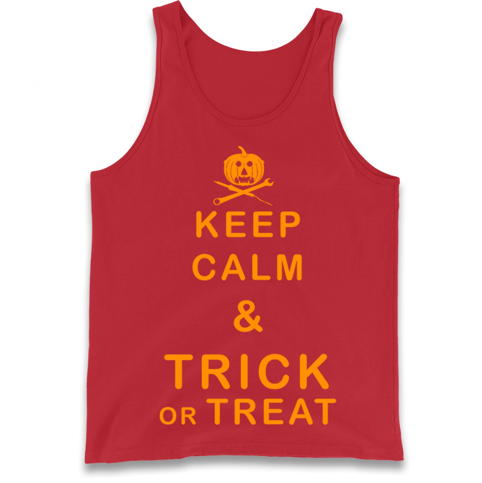 Keep Calm And Trick Or Treat Tank Top
