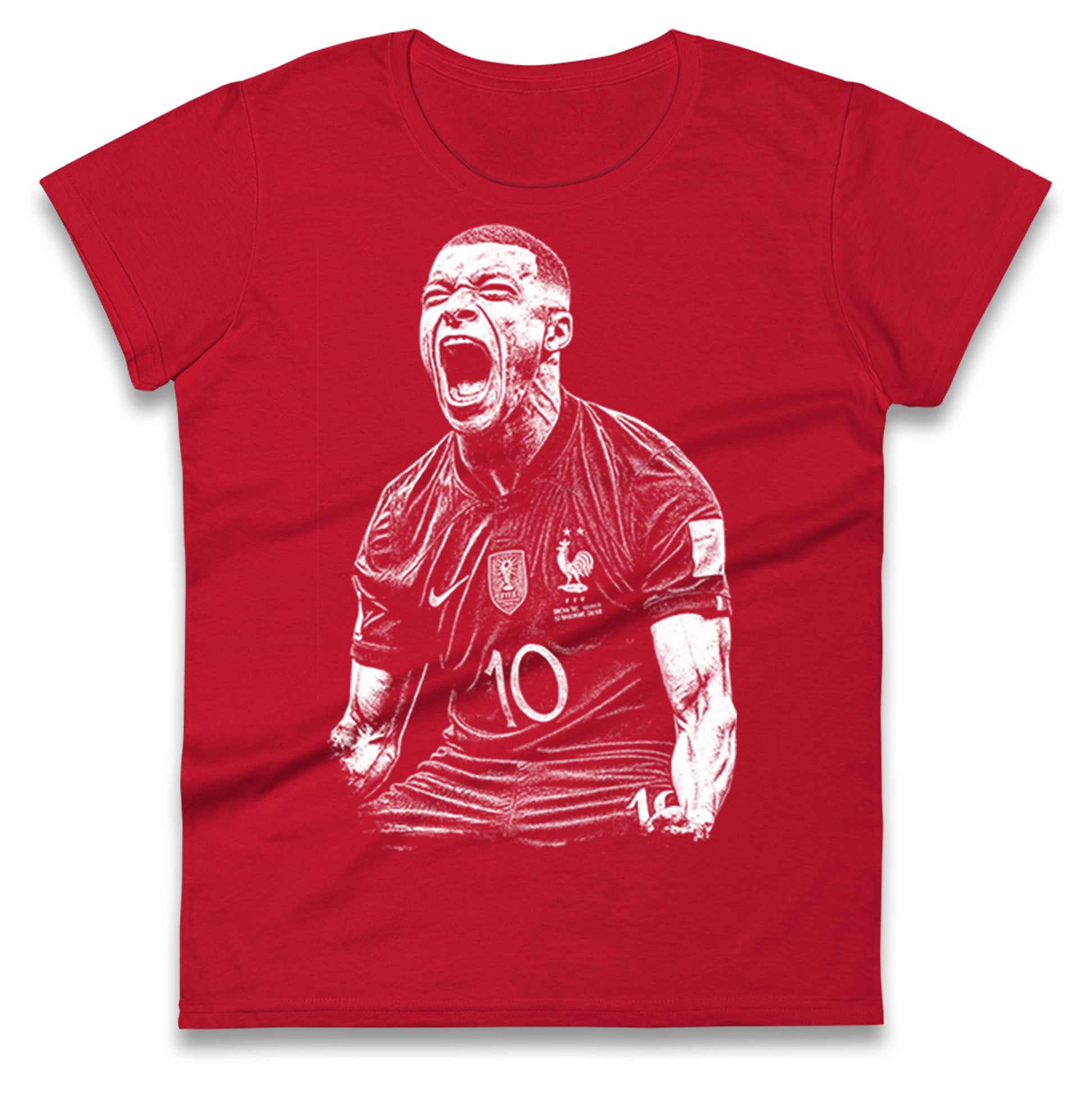  Kylian Footballer Ladies T Shirt