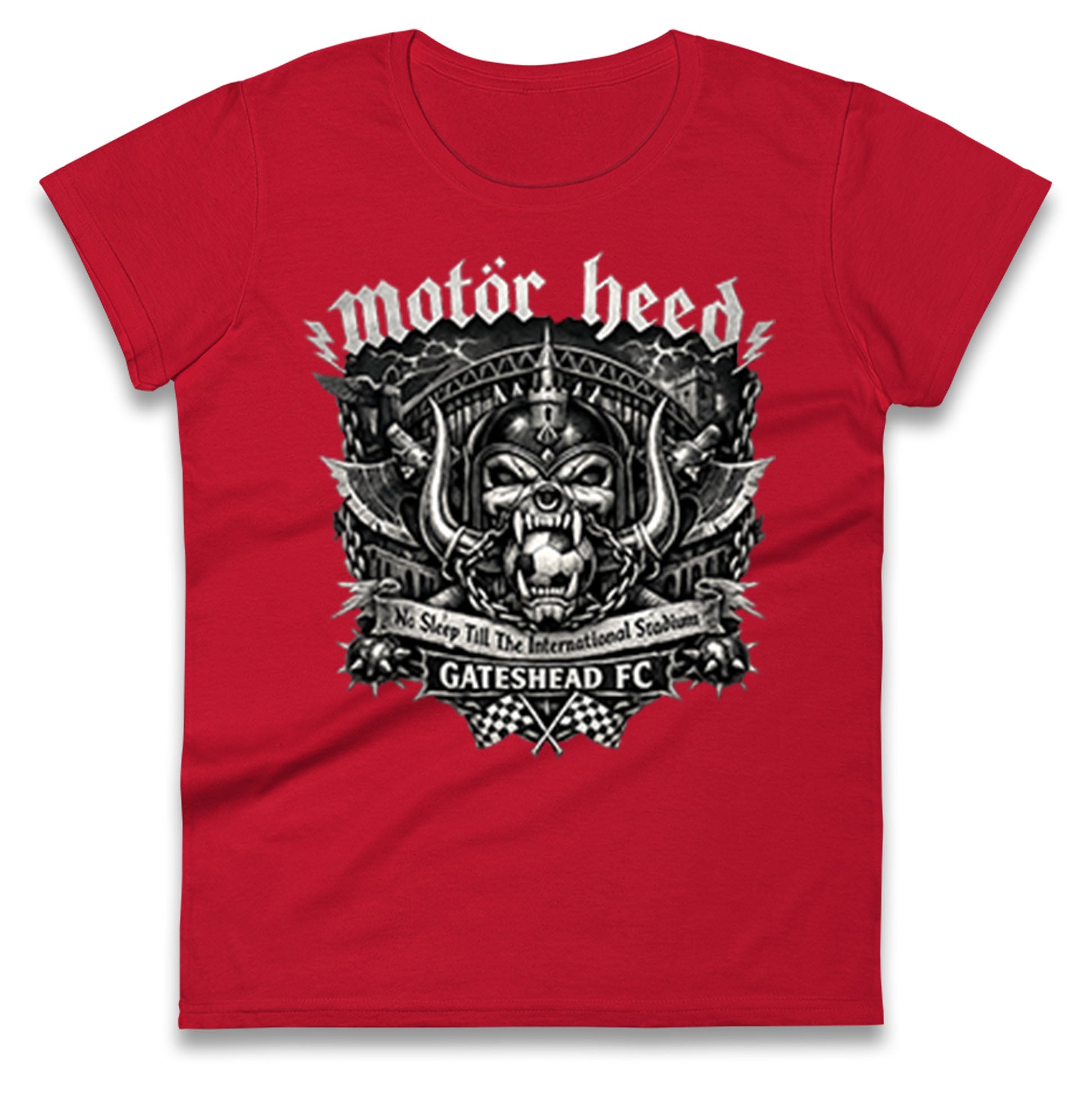 Gateshead Motor Heed Football Ladies T Shirt